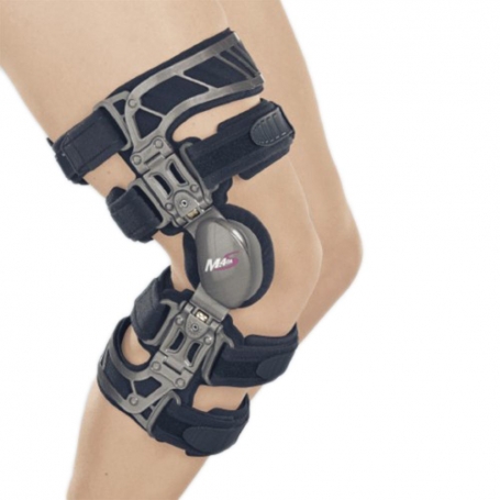 Ginocchiera tutore gamba ortopedico ad aggiustamento calibrato bicompartimentale per Varo Short Destro FGP Art. M4Soa Sh Varodx