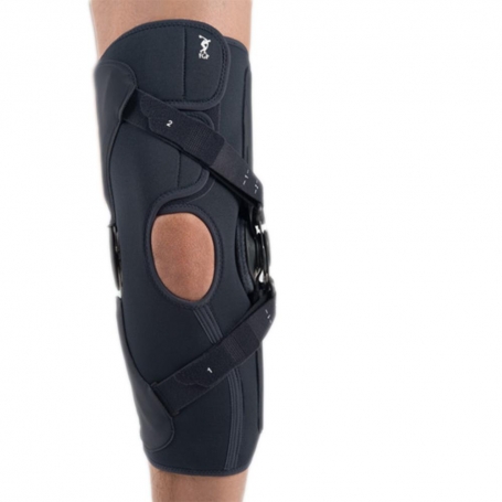 Ginocchiera tutore gamba ortopedico per osteoartrosi linea Light OA Varo Destra FGP Art. Light Oa Varo Dx