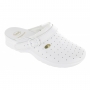 Clog Racy bianco Scholl zoccolo professionale