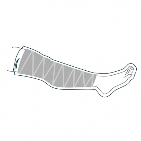 Copri gesso, protezione impermeabile gamba intera  Small: lunghezza 84 cm circonferenza 31 cm Art. LP33