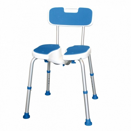 Sedia per Doccia Disabili igienica da doccia con schienale Art. AB-27