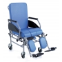 Sedia comoda in acciaio schienale reclinabile Komoda 4 ruote 50 cm Art. RC325-50 *