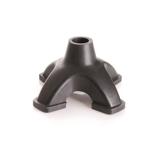 Puntale Base Larga in Gomma per Bastoni per Anziani Art. AU301 --