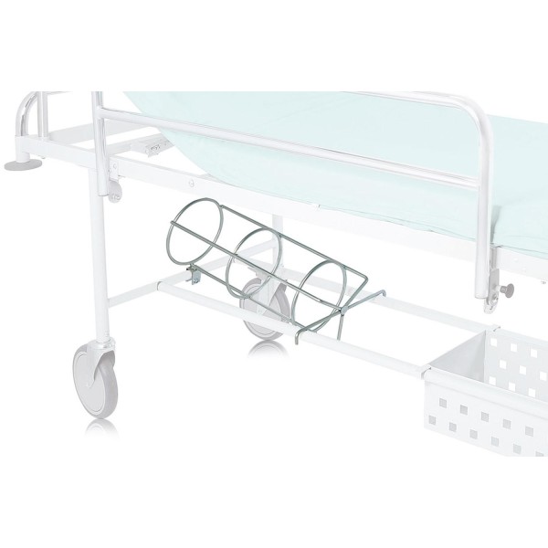 Porta bombola in acciaio, diametro max 18 cm per Barella Pronto Soccorso da Corsia BC100 Moretti