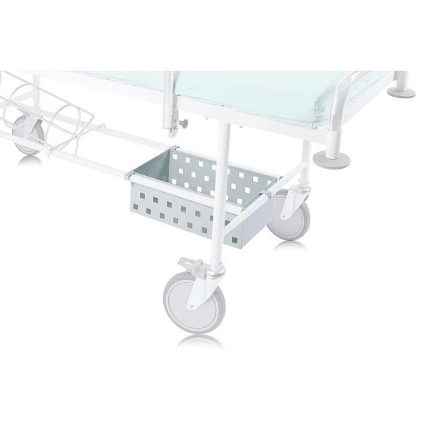 Cassetto porta oggetti in acciaio verniciato per Barella Pronto Soccorso da Corsia BC100 45 x 23 Cm Moretti