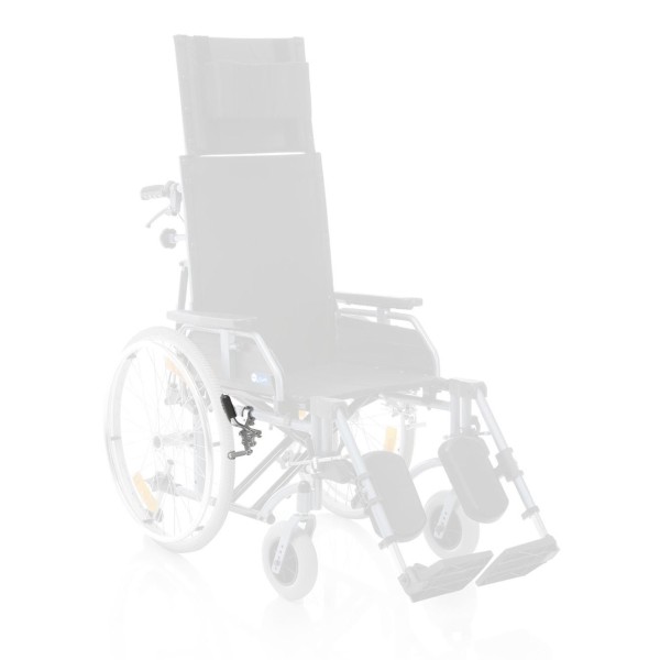 Kit Freno su Ruota DESTRO Compatibile con Sedia a Rotelle Carrozzina Pieghevole Moretti Comfy CP810