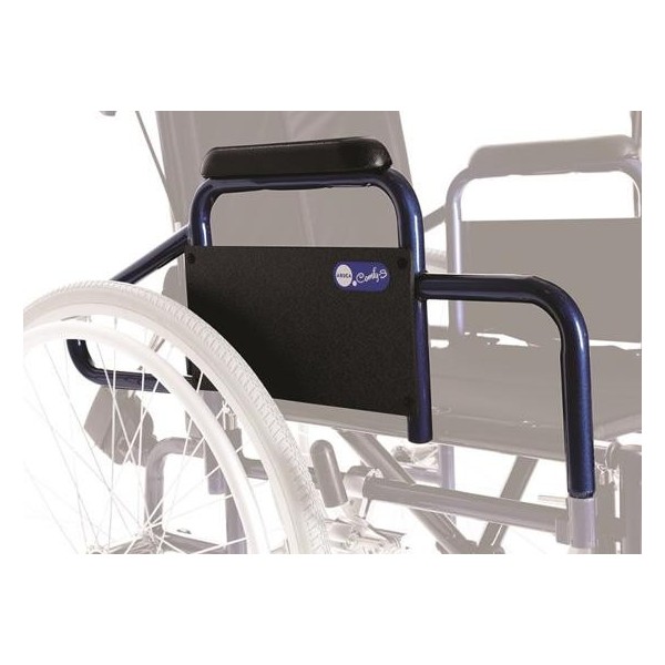 Coppia Braccioli corti per Sedia a Rotelle Carrozzina Pieghevole ad autospinta CP800 CP805 Art. CAR831