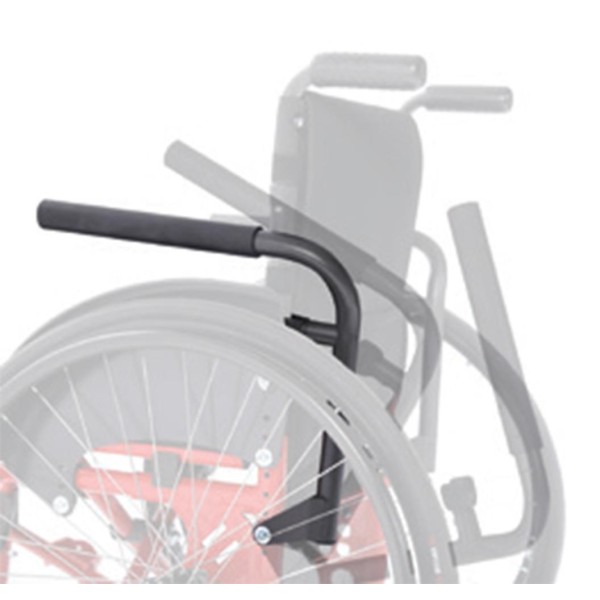 Coppia Bracciolo ribaltabile per Sedia a Rotelle Carrozzina ATMOS modello CLA200 Art. CLA210