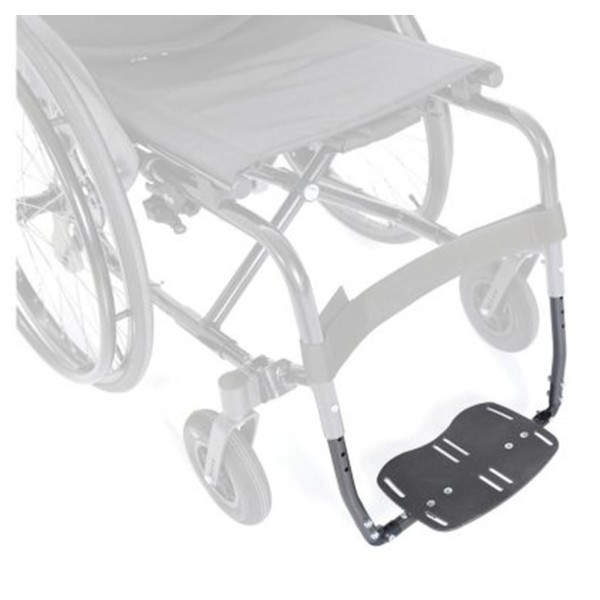 Pedana Intera Ribaltabile Allungata Per Carrozzina Sedia a Rotelle Superleggera ATMOS CL200 38 cm Art. CLA212-38