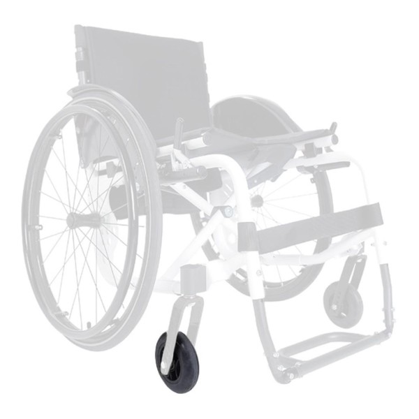 Ruota Anteriore in PU 12 cm Compatibile con Sedia a Rotelle Carrozzina Superleggere Moretti CL200 Serie Atmos