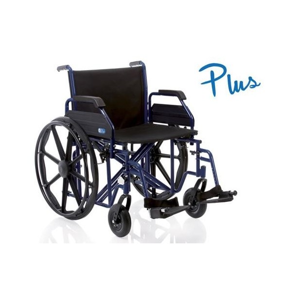 Sedia a Rotelle Carrozzina Pieghevole -PLUS- 60 CM Art. CP300-60