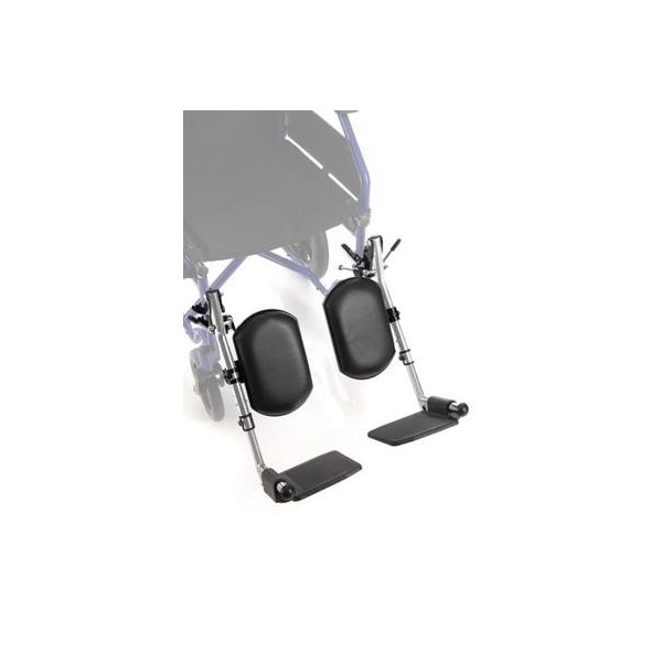 Pedane Elevabili Cromate Per Sedia a Rotelle Carrozzine One - PAIO Art. CPA120C