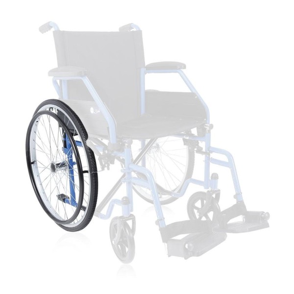 Due Ruote Pneumatiche 60 cm Compatibile con Sedia a Rotelle Carrozzina Pieghevoli Moretti Serie Start E Skinny Go! CP100 CP625 (