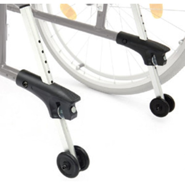 Ruotini antiribaltamento per Sedia a Rotelle Carrozzina modello CP770 Art. CPA777