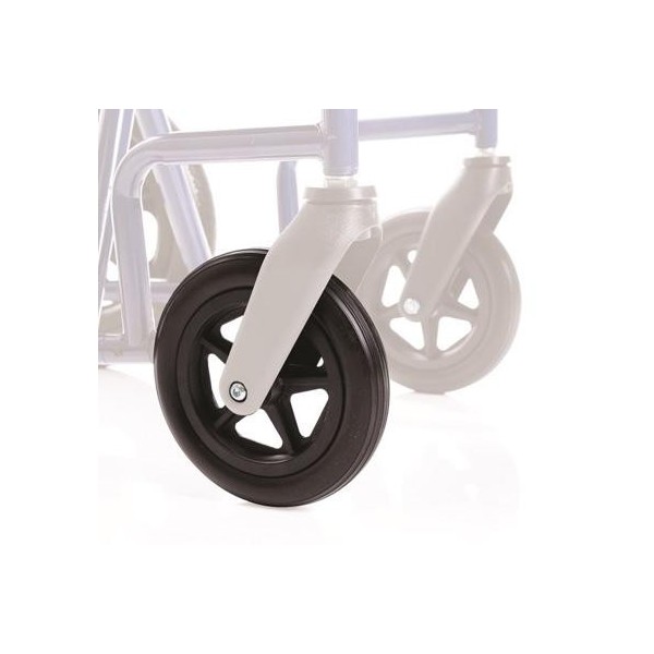 Ruota anteriore da 18 cm in PU singola per Sedia a Rotelle SKINNY modello CP6XX Art. CPR620
