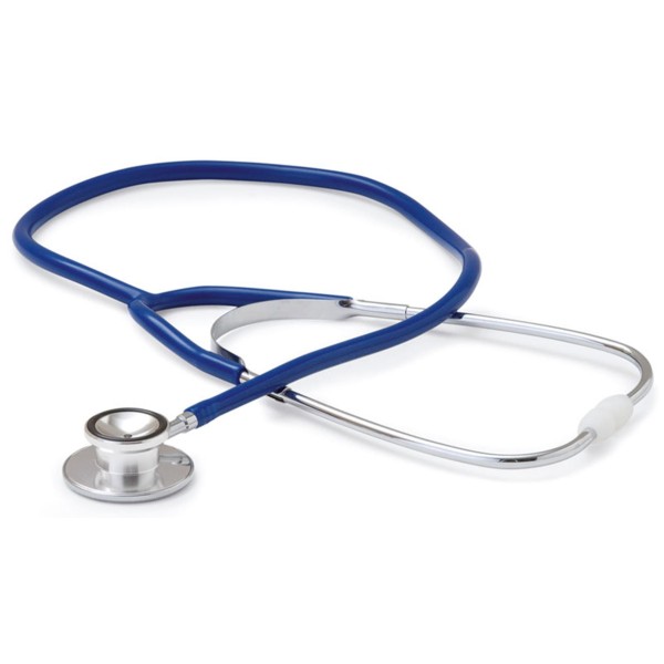 Stetofonendoscopio BLU Doppia testa ruotante in Alluminio anodizzato Adulti Art. DM500B