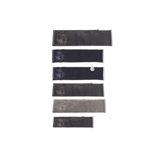 Bracciale a 2 T per Adulti con fonendoscopio per sfigmomanometri meccanici con anello di metallo 48,3x14cm