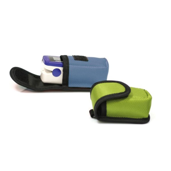 Uni singolo Pouch in tessuto BLU per pulsiossimetri a dito modelli LTD800, LTD805, LTD809
