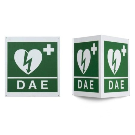 Cartello Bifacciale DAE...