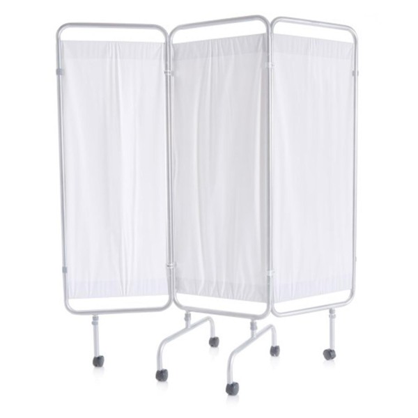 Paravento, Separè in Alluminio Anodizzato con Ruote da ø 50 mm 4 ante da 55 x 170 cm Lunghezza Totale 212,5 cm Art. MO415A