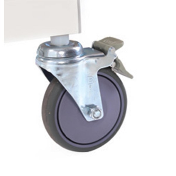 Ruota con Freno Compatibile con letto degenza Moretti Serie GERANIO e GARDENIA MP370 MP390 MP391