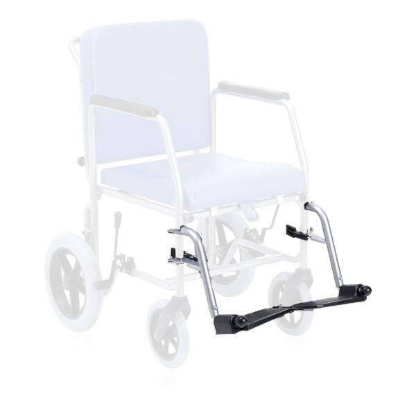 Due Pedane di Ricambio Compatibili con Sedia a Rotelle Carrozzina Moretti RC400 RC410 (PAIO)