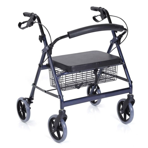 Rollator Deambulatore Girello per Anziani Pieghevole in Acciaio verniciato Apollo HD Art. RH520