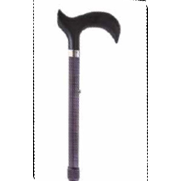 Bastone Per Anziani in Alluminio fantasia con manico Derby in ABS e TPR Fantasia Quadretti Art. RP169-7