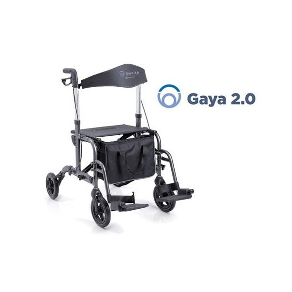 Rollator Deambulatore Girello per Anziani in Alluminio GAYA 2.0 Art. RP540