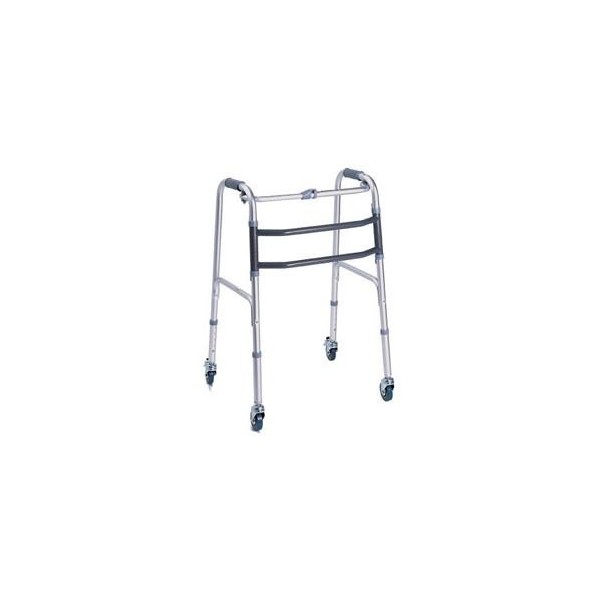 Deambulatore Girello per Anziani Pieghevole 4 RUOTE 2 C/FREN Art. RP741