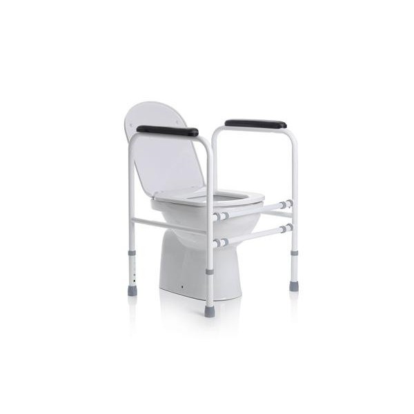 Rialzo WC per Anziani in Acciaio Regolabile Smontabile Art. RS908