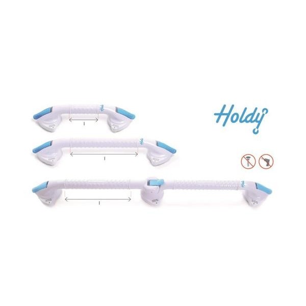 Maniglia con Ventosa Lineare per Doccia per Anziani e Disabili  - 50 CM Art. RS975-50