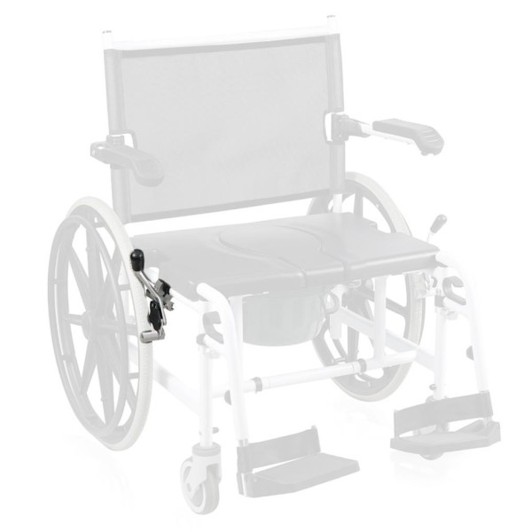 Freno per ruota Posteriore DESTRO Compatibile con Sedie Comode per WC e per Doccia mod. RS847 e RH840