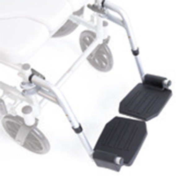 Coppia pedana ribaltabile per sedia comoda per wc e doccia modello RS941 Art. RV7103
