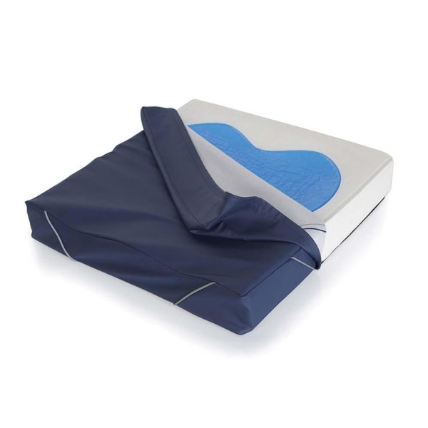 Cuscino Antidecubito in Memory Foam e Gel Fluido 41X41 cm Art. ST711/1