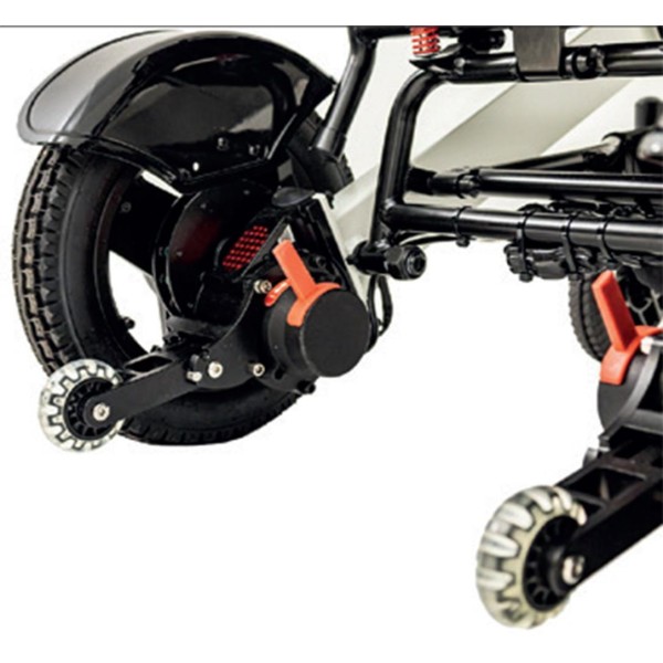 Coppia di ruote antiribaltamento solo per Sedia a rotelle Carrozzina Elettrica Modello CM850