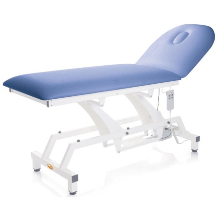 1 - Lettino Medico, Lettino per Visita Medica Elettrico Senza Ruote – Piano da 80 cm –NERO LYTUS Made in Italy –Art. MI330