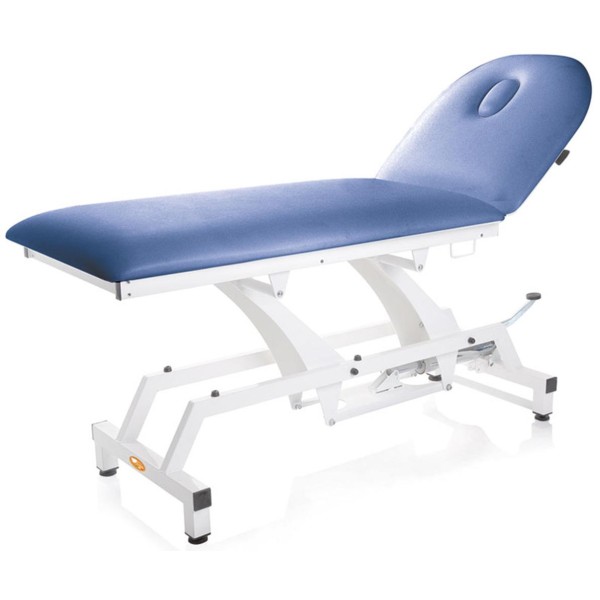 Lettino Medico Lettino per visita medica Idraulico Senza Ruote Piano da 80 cm BLU Made in Italy