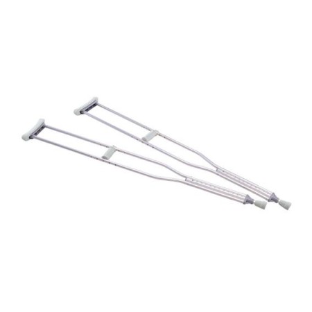 1 - Paio di Stampelle sottoascellari in Alluminio da 114 a 134,3 cm Piccole PAIO Art. RP710