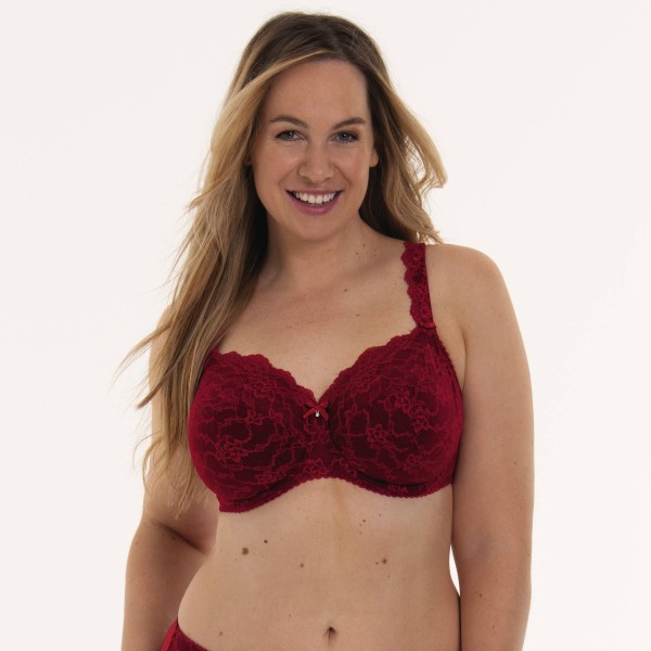 Anita Bobette Reggiseno con ferretto Full Cup Colore Rosso