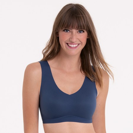 1 - Anita Essential Bralette con coppe imbottite Colore Blu