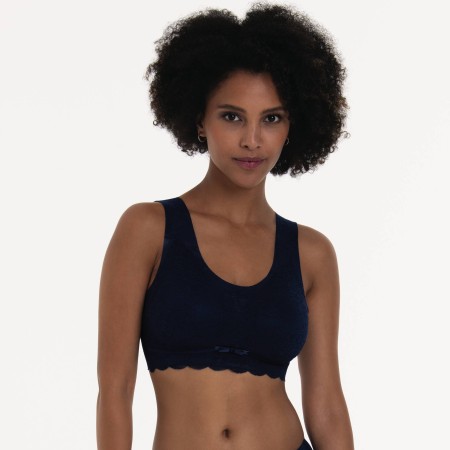 1 - Anita Essential Lace Bralette con coppe imbottite Colore Blu