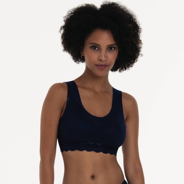 Anita Essential Lace Bralette con coppe imbottite Colore Blu