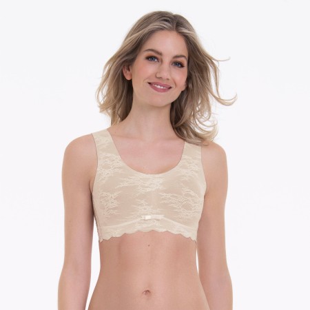 1 - Anita Essential Lace Bralette con coppe imbottite Colore Cristallo