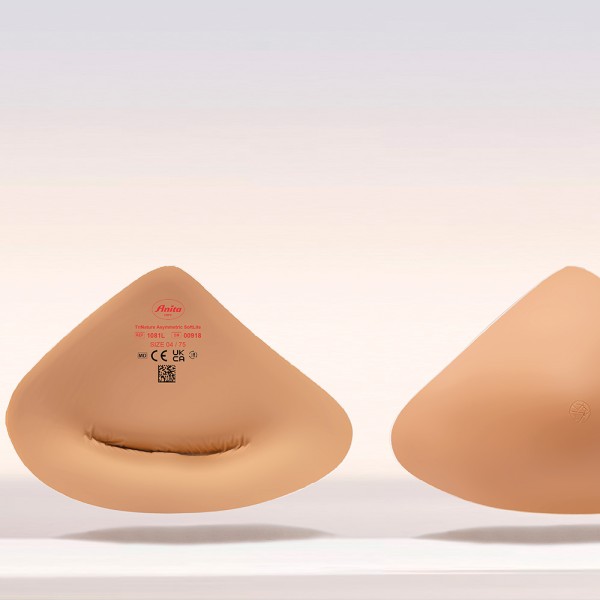 Anita TriNature Asymmetric SoftLite Protesi in silicone senza taschina Colore Sabbia