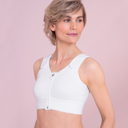 1 - Anita Marbella Reggiseno a compressione chiusura anteriore Colore bianco