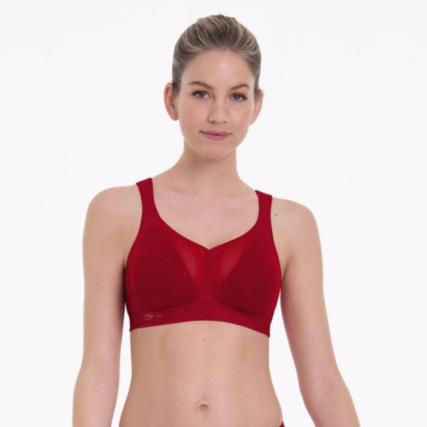 Anita Air control Reggiseno sportivo con coppe imbottite Colore lipstick