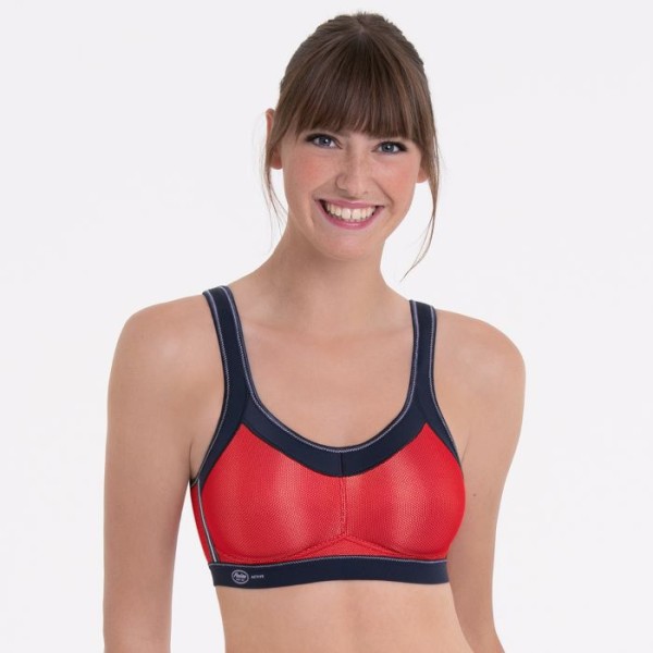 Anita Momentum reggiseno sportivo Colore red/blue iris