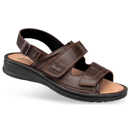 2 - Sandali ortopedici Podartis RAFFAELLO testa di moro SR108122 uomo