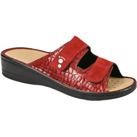1 - Ciabatte ortopediche donna Podartis ALIPES COCCO ROSSO SR10199 --